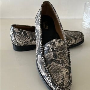 G.H. Bass & Co. Snake Print Loafers